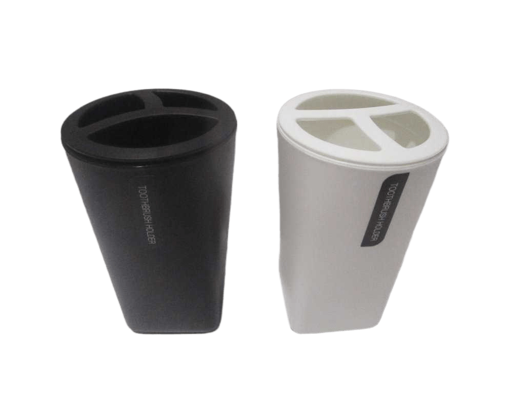 Toothbrush Holder Black/White Ass 7.3x12.2