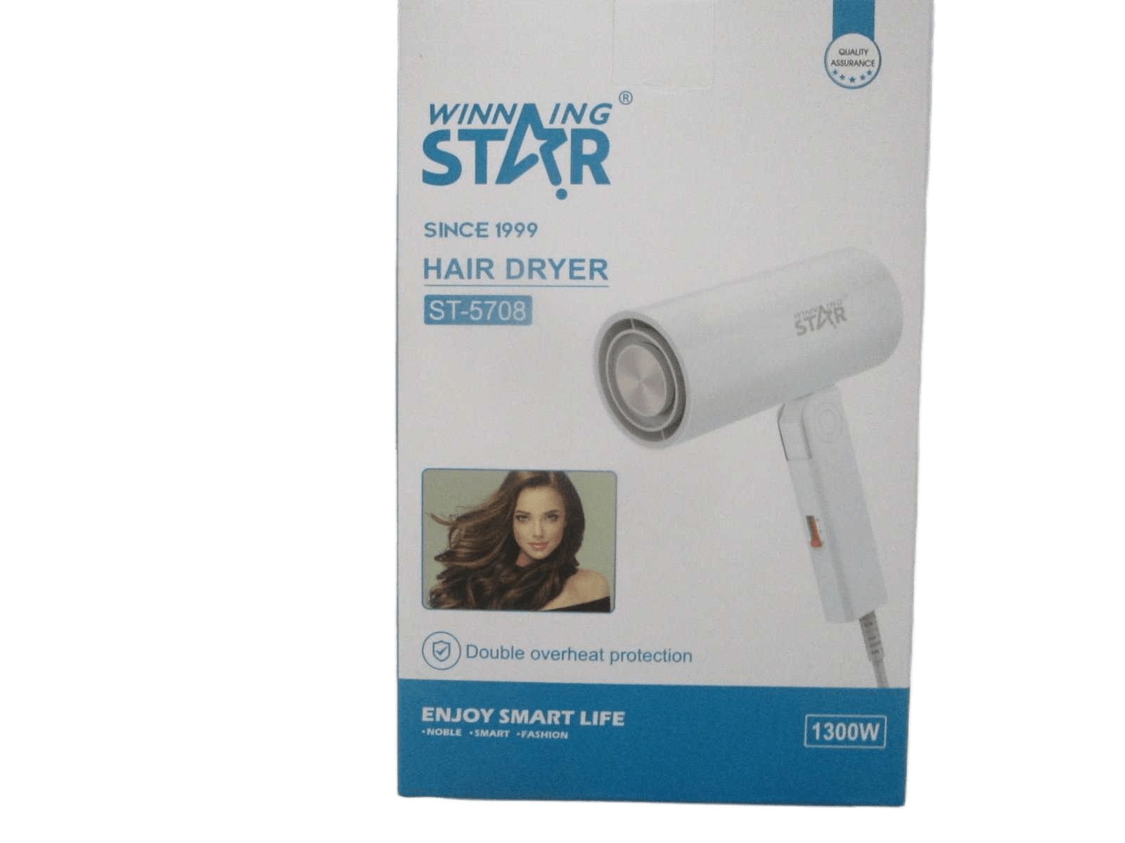 Hair Dryer Details: Ac 220-240v 50/60hz Output:1300w Rs385s Dc24v Motor 2 Wind Speeds Material:pc With Overheating Protection Size:15*18.3*6.5cm White Size:15*18.3*6.5cm
