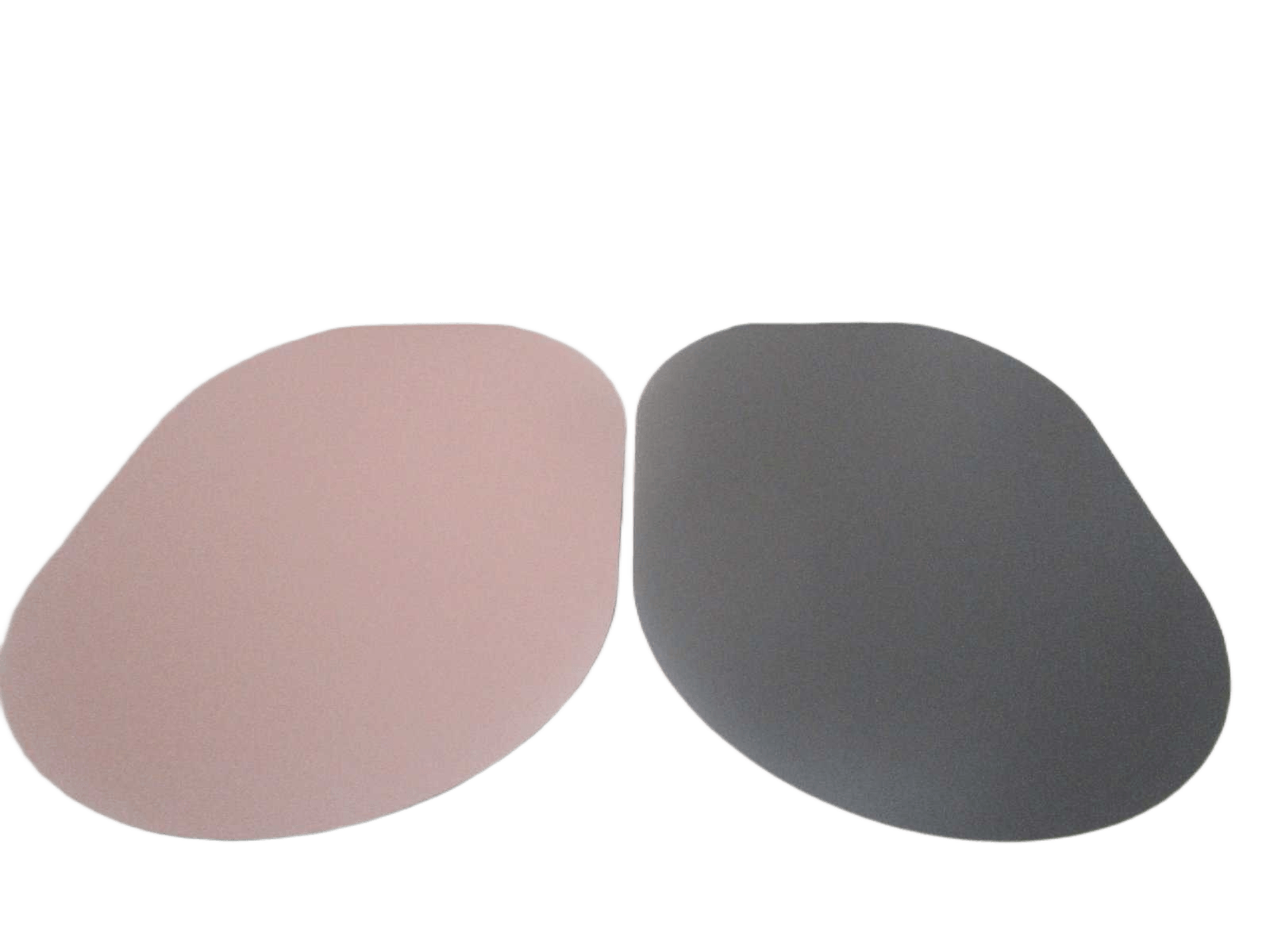 Placemat Pink+grey 30*44.5cm, 120g 12pcs/Opp 100%pvc Leather Grain