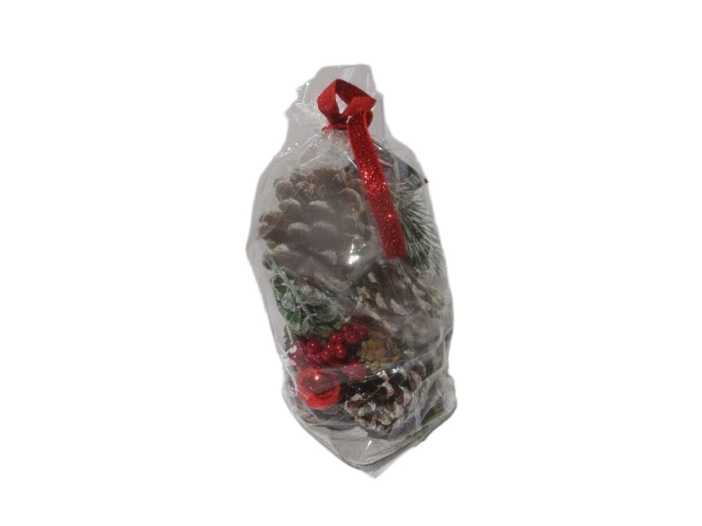 Wood Red Table Decoration 110g