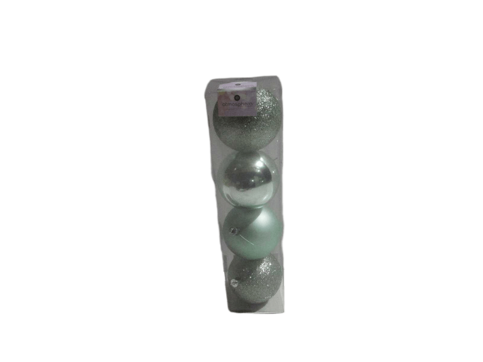 Balls Xmas Almnd Gren 4 X 80mm