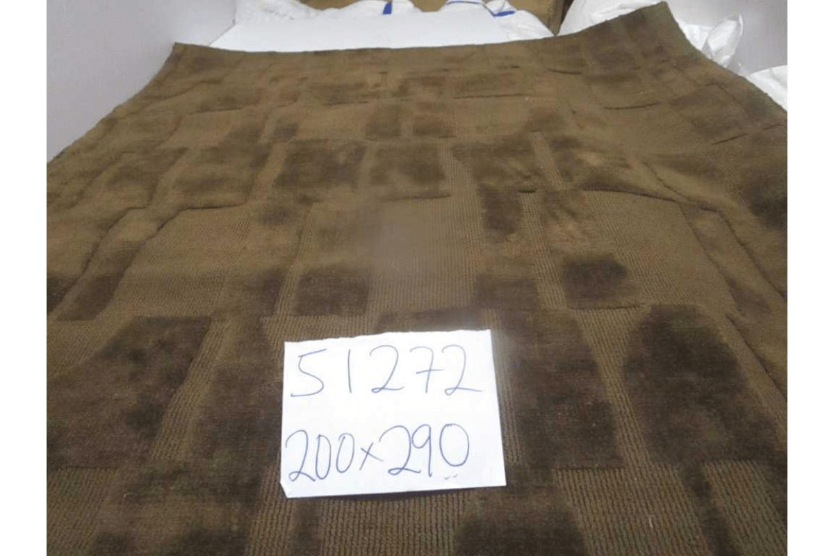 Carpet Circular Knitted Polyester 1,2 Kg Pile Back Cotton