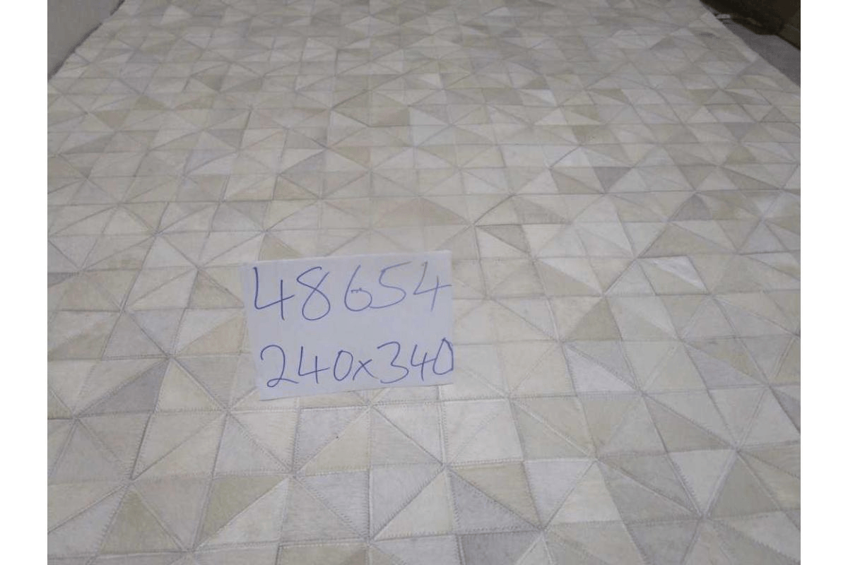 Carpet 100% Leather Handmade Hair On Hide