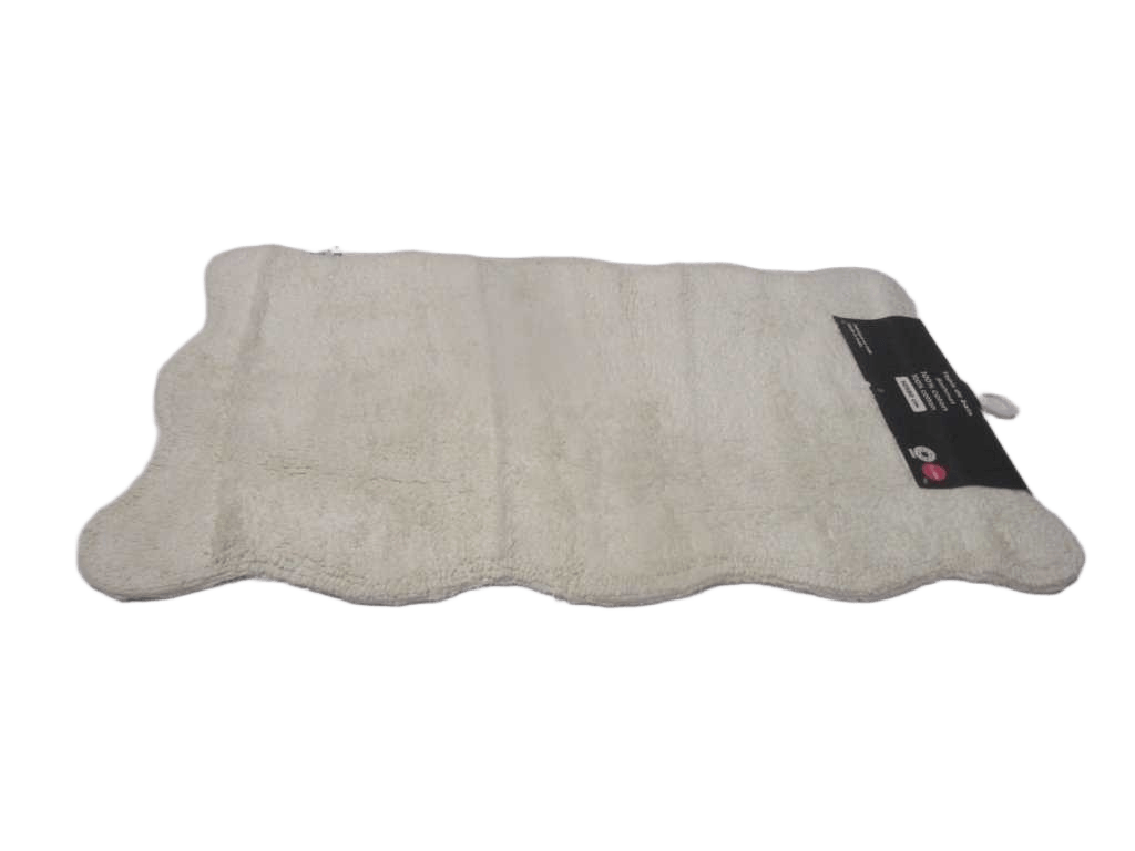 Bath Mat Double Face 100% Cotton Pile Tufted Base 100% Cotton 2400 Gsm