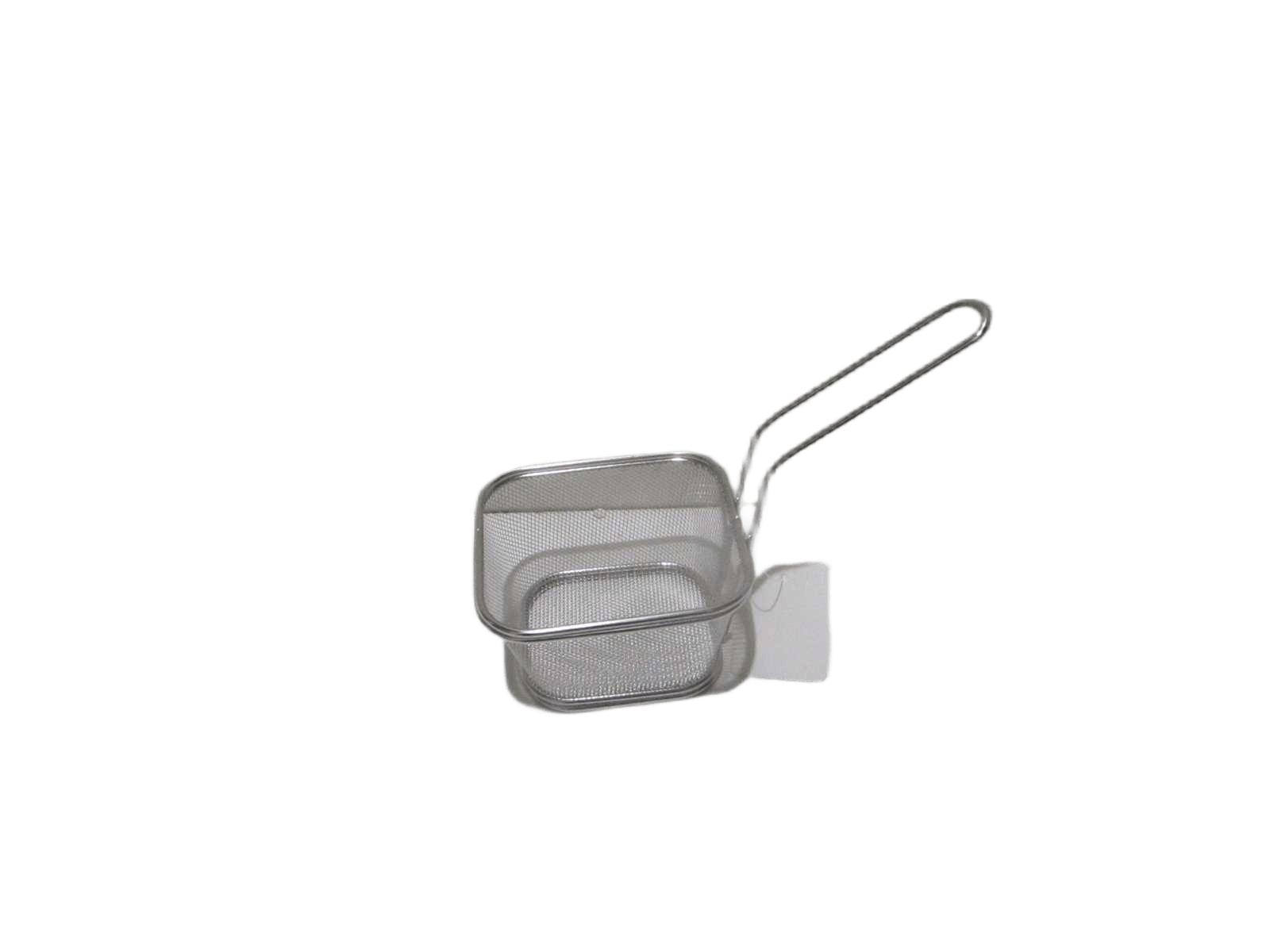 Fry Basket With Handle 304 Inox Wet 201 Inox Frame+cup Hanging Tag+opp Bag Silver 13*11*8