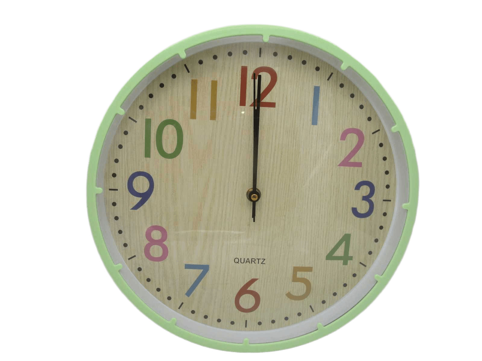 Clock Pink Blue Green29.5x29.5x4