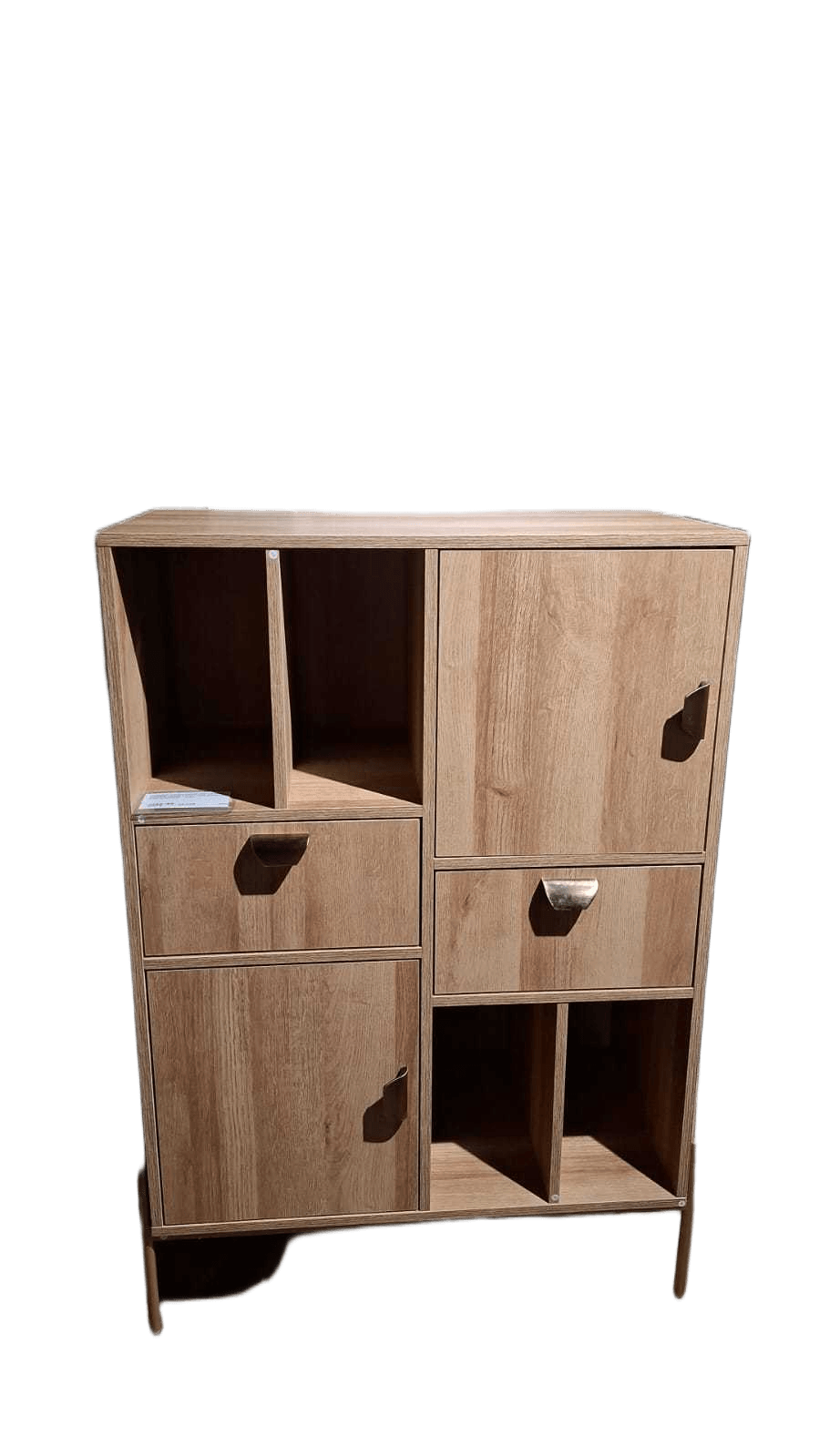 Cabinet Living Wood 1901-12 Antic Bronze Handle And Legs 80x40x115
