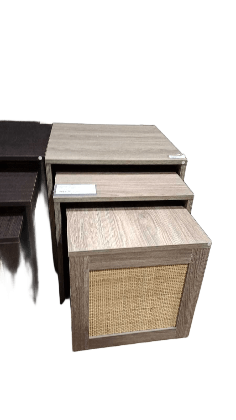 End Table Set Of 3 Wood X95054 K 45x45x45 + 40x40x40 + 35x35x35
