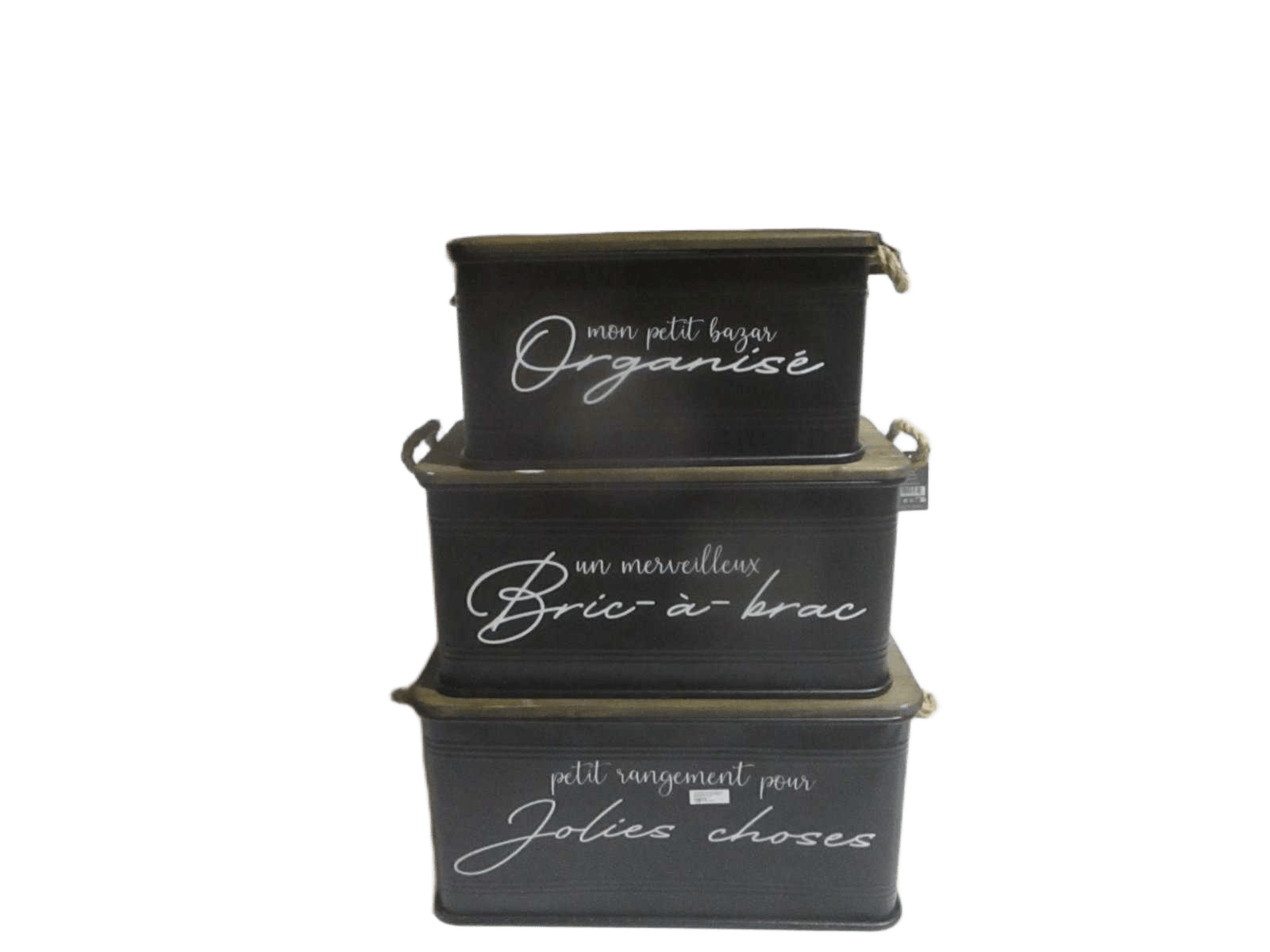 Loft Metal Box X3 S:51x27x27cm M:62x32x32cm L:68x35x35cm