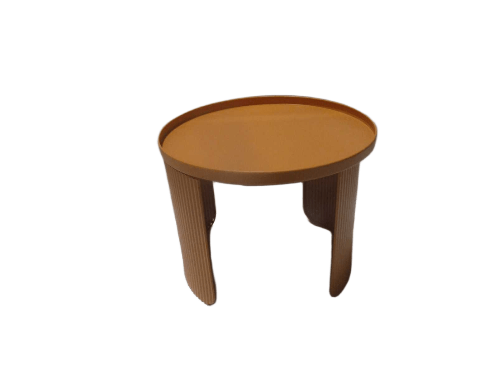 End Table Round Metal Orange 49,5x49,5x39,5 Cm