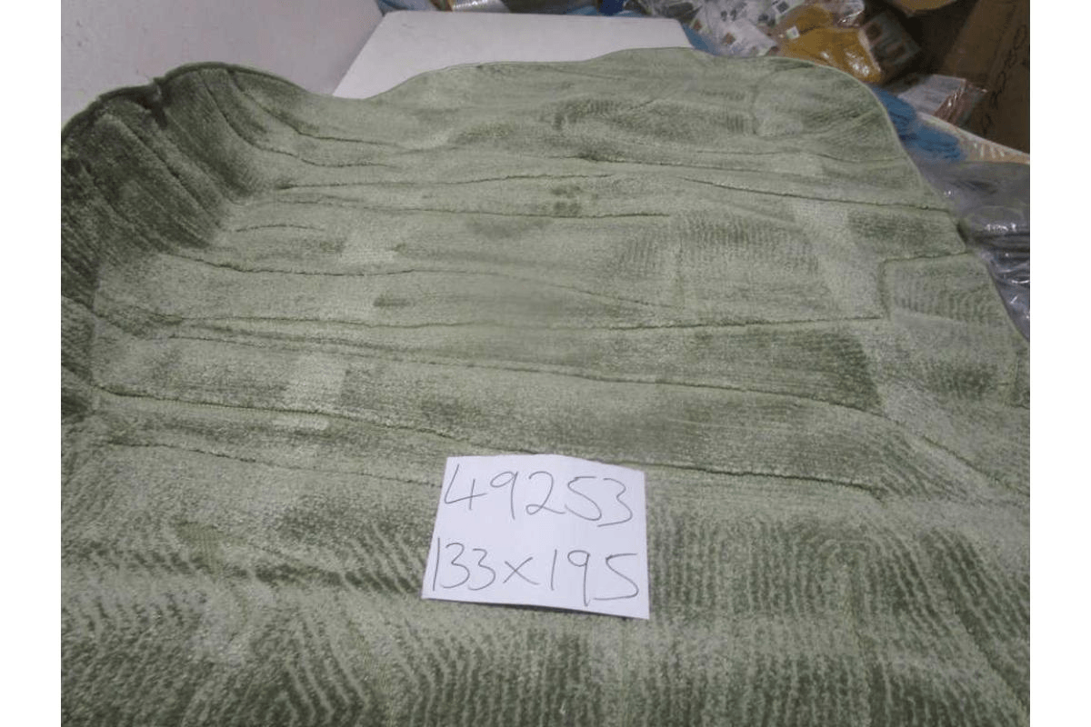 Carpet 133x195 Vanja Pp / Pes Shrink Pp Flat 1,450 Grm/Sqm 8mm Pile Height Green