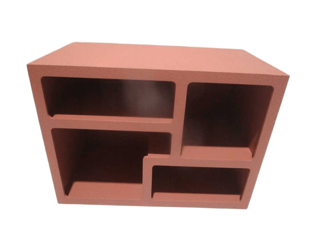 Wall Shelf Mdf Painted 2 Hooks 4 Holes In Carton Box With Sticker Coraille Pink Matt Stone Finishing 44x23,5x32