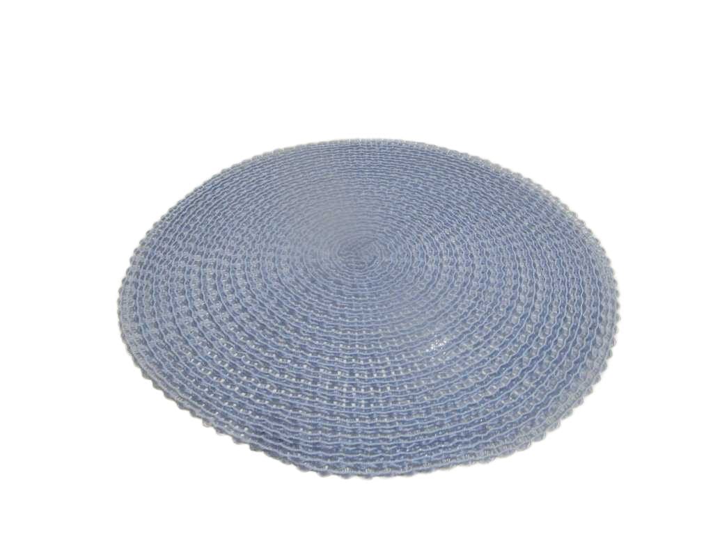 Placemat Pvc 65g Blue 38cm