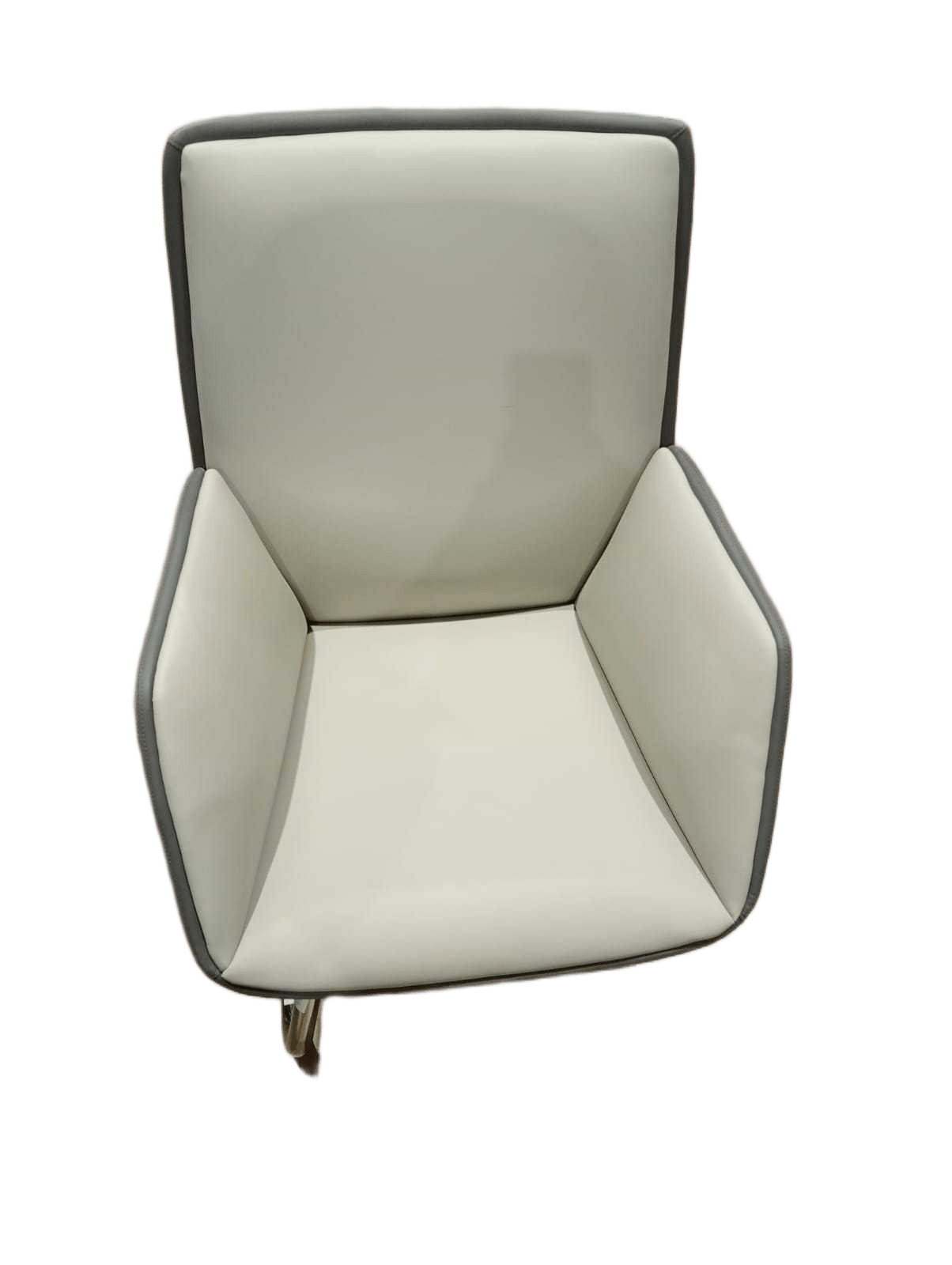 Office Visitor Chair Pu Back:dk Grey+face: Lt.grey 270-42+270-36 103x67x63