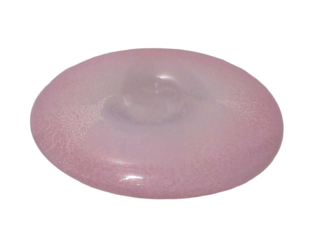 Stand Plate Blow Glass 6,55 Kgs Pink 46x45x20 Cm