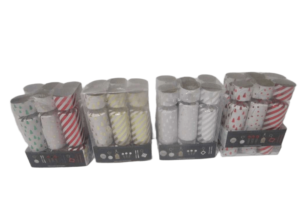 Box Crackers X6 4 Ass 20cm
