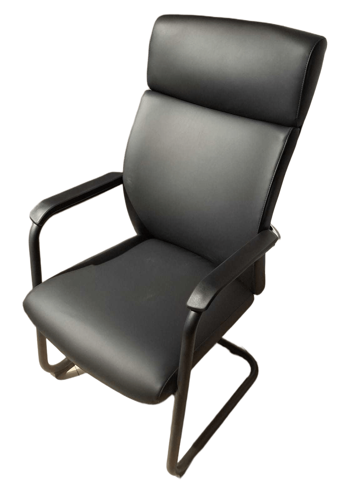Visitor Chair, Pu Iron Arm / Iron Frame 262 Black 2cl=