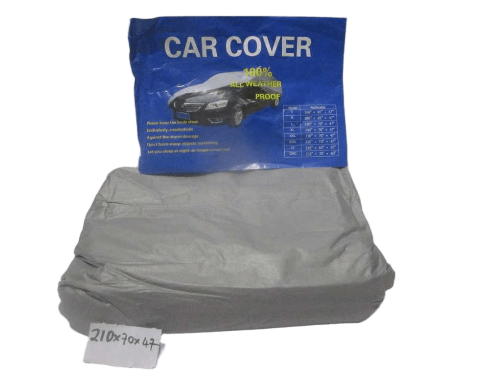 Car Cover Peva Anti-Uv,waterproof Non-Woven Bag Packing Paper Card Silver 210x70x47