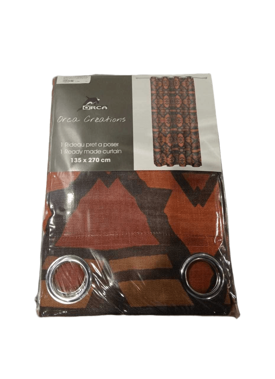 Curtain Eagle 140x270 Cm 8 Rings 100% Polyester 170 Gsm