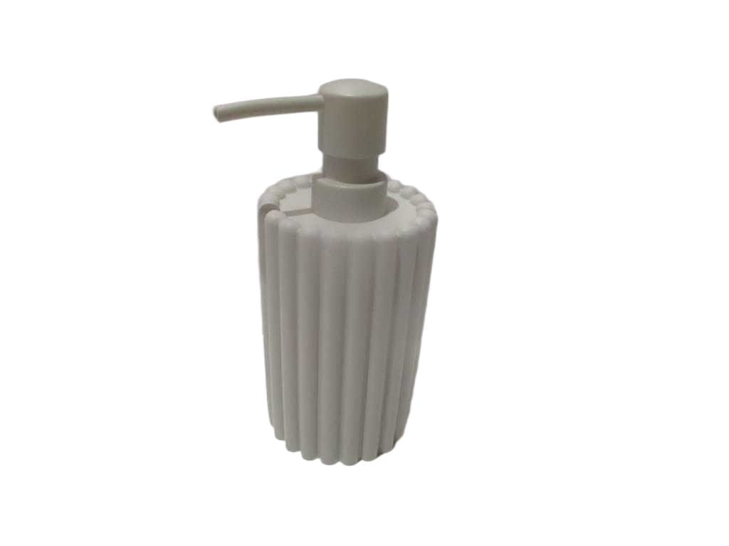 Soap Dispenser, Polyresin+abs 300g, 400ml Light Grey 8.1*8.1*12.2