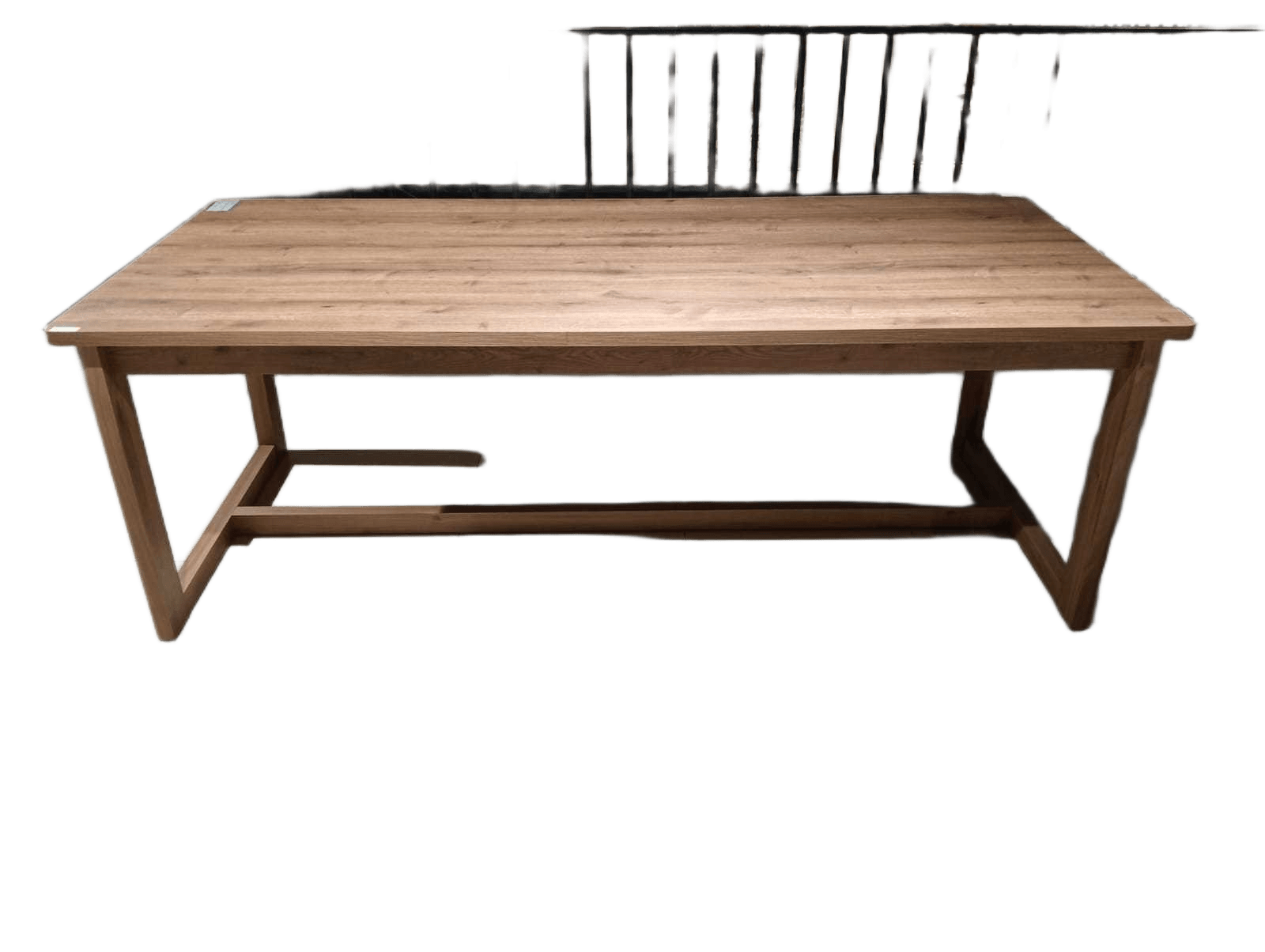 Dining Table Calina Melamine Body Walnut 220x110x75cm