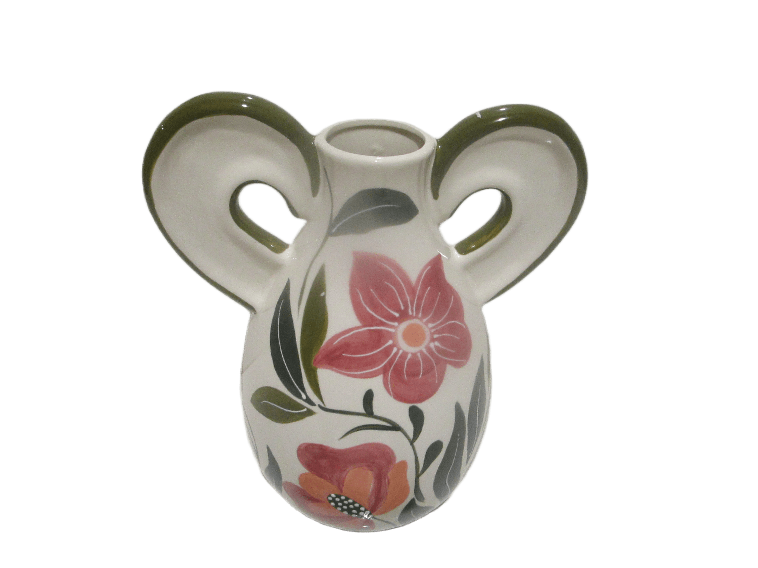 Vase Ceramic Big Hand Painted 28,8*21,5*35cm