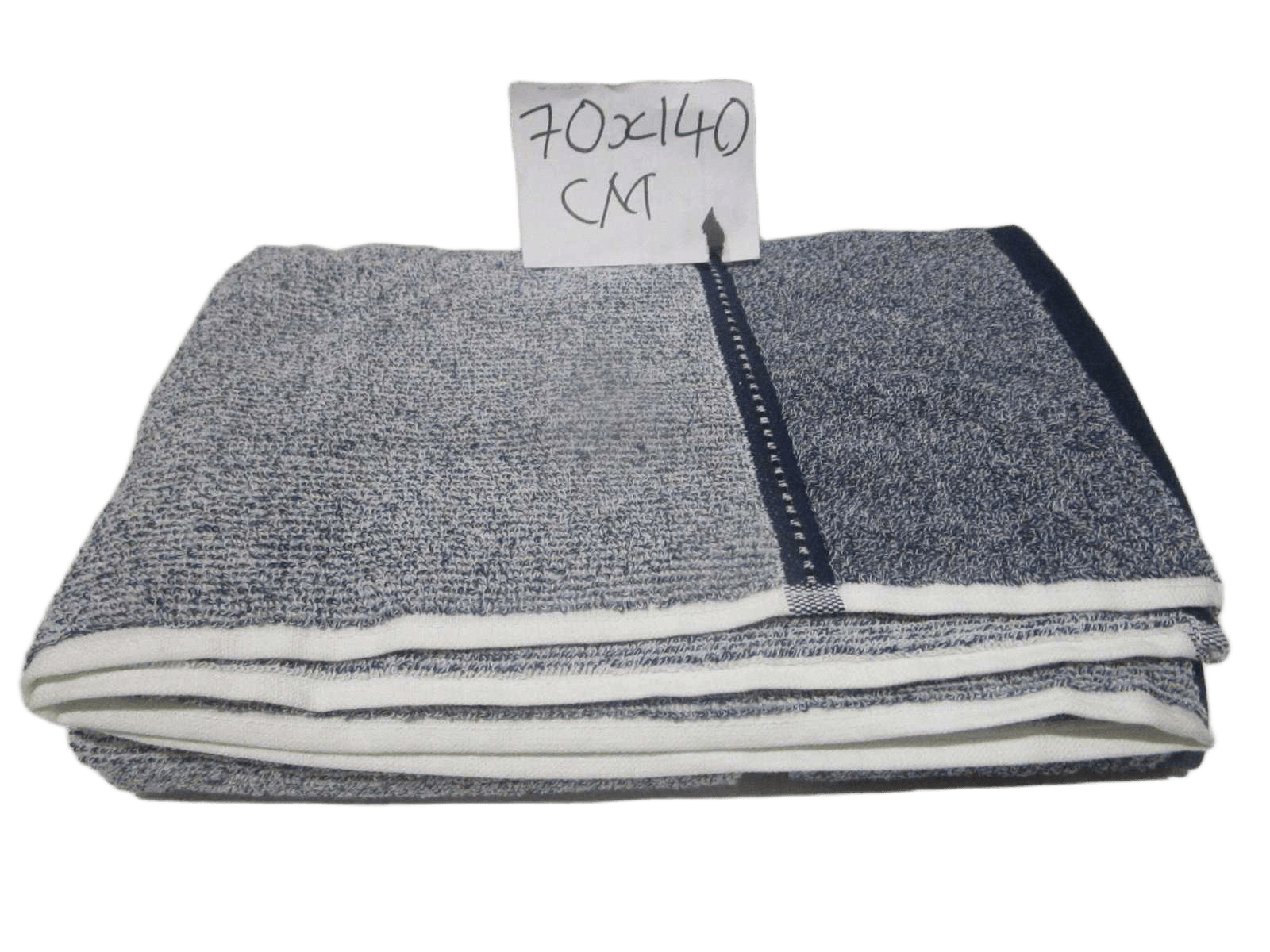 Towel Ecoterry - Yarn Dyed Mingle Yarn (Melange 2 Fils De 2 Couleurs) - Duble Ply 2/20 - 550 Gsm - Combed Yarn