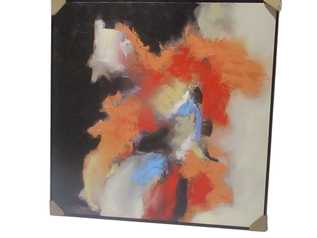 Painting, Ps Frame Back: Wood Bar+non-Woven 120*120