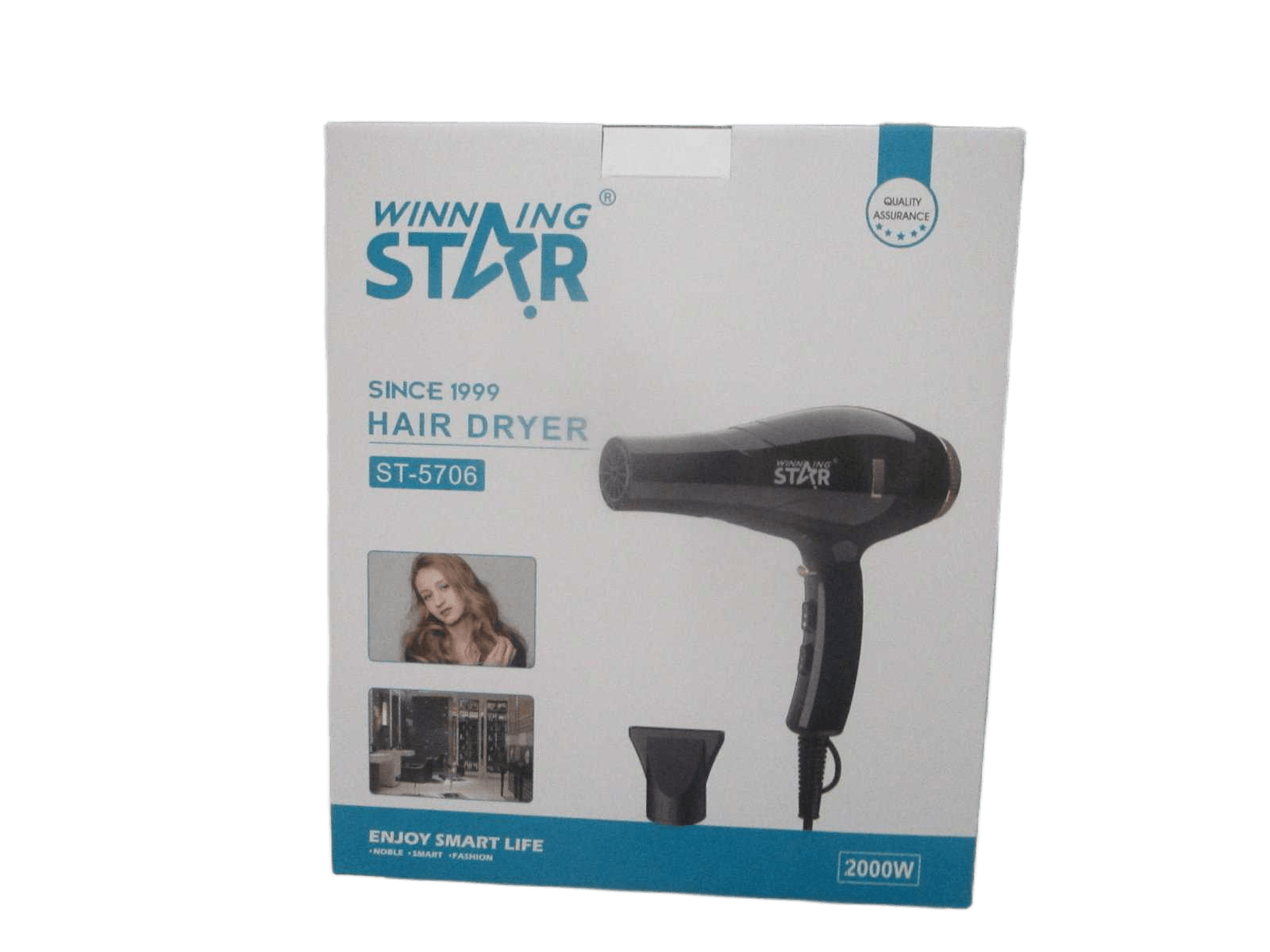 Hair Dryer Details: Ac 220-240v 50/60hz Output:2000w Ac5413 Pure Copper Motor 2 Wind Speeds, 3 Temperature Material:pa With Overheating Protection Size:24.5*27*9cm Black Size:24.5*27*9cm