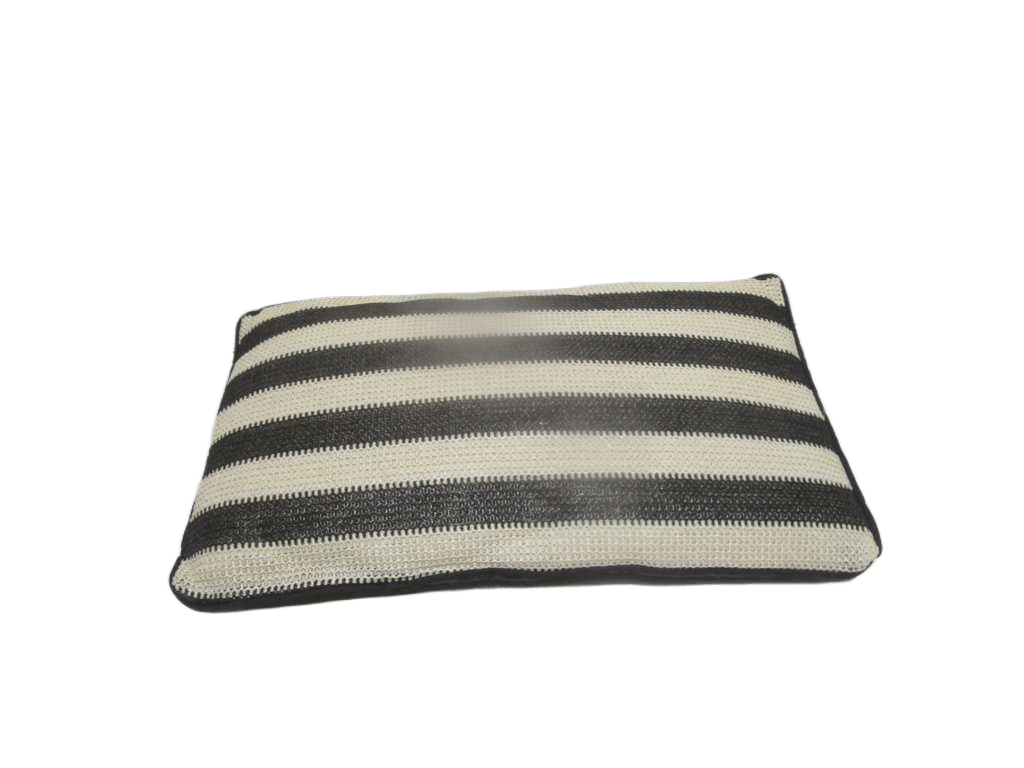 Cushion Outdoor Anti-Uv Double Face Recto-Verso Filling 280g Vacuum Pack Black 30*50