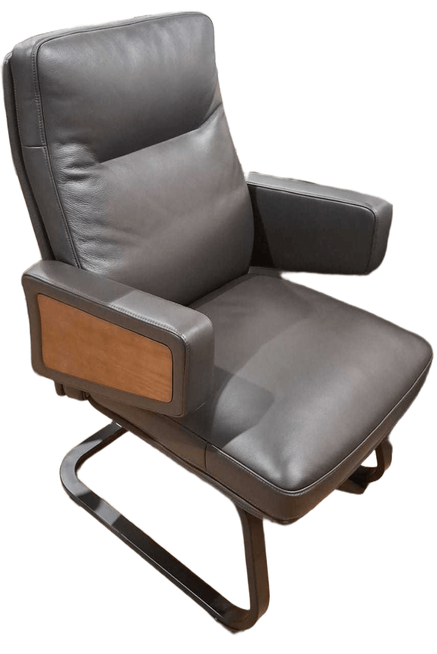 Visitor Chair Leather Mnd6610 Brown 68*71*103