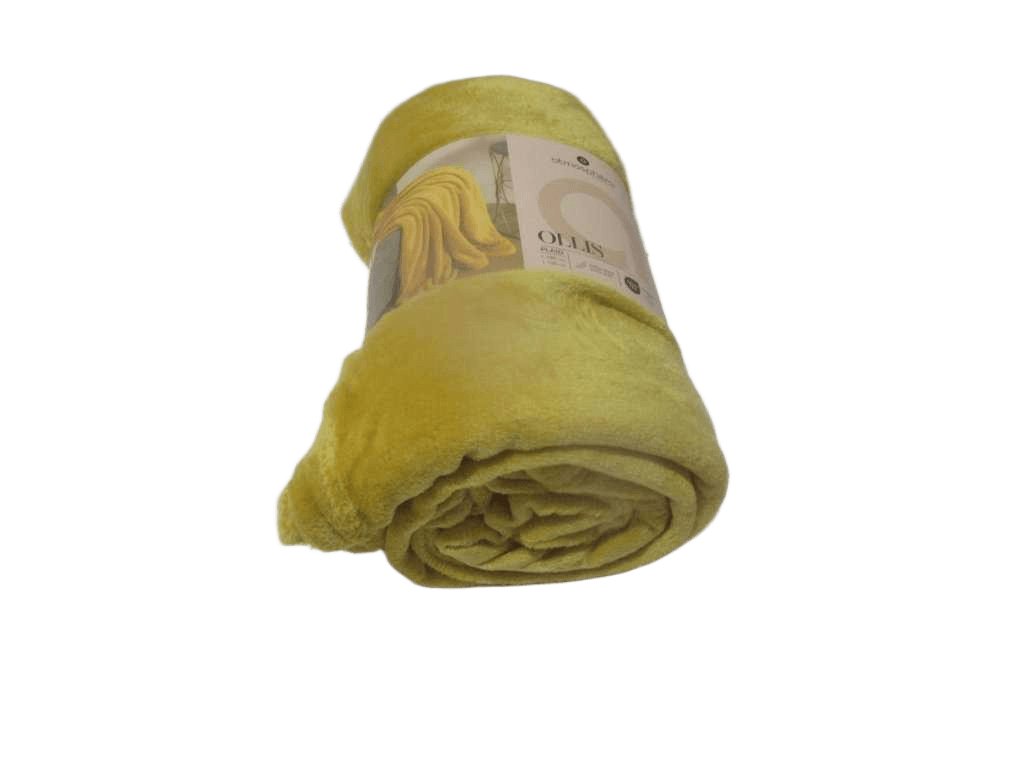 Blanket Flanel Ocre 130x180