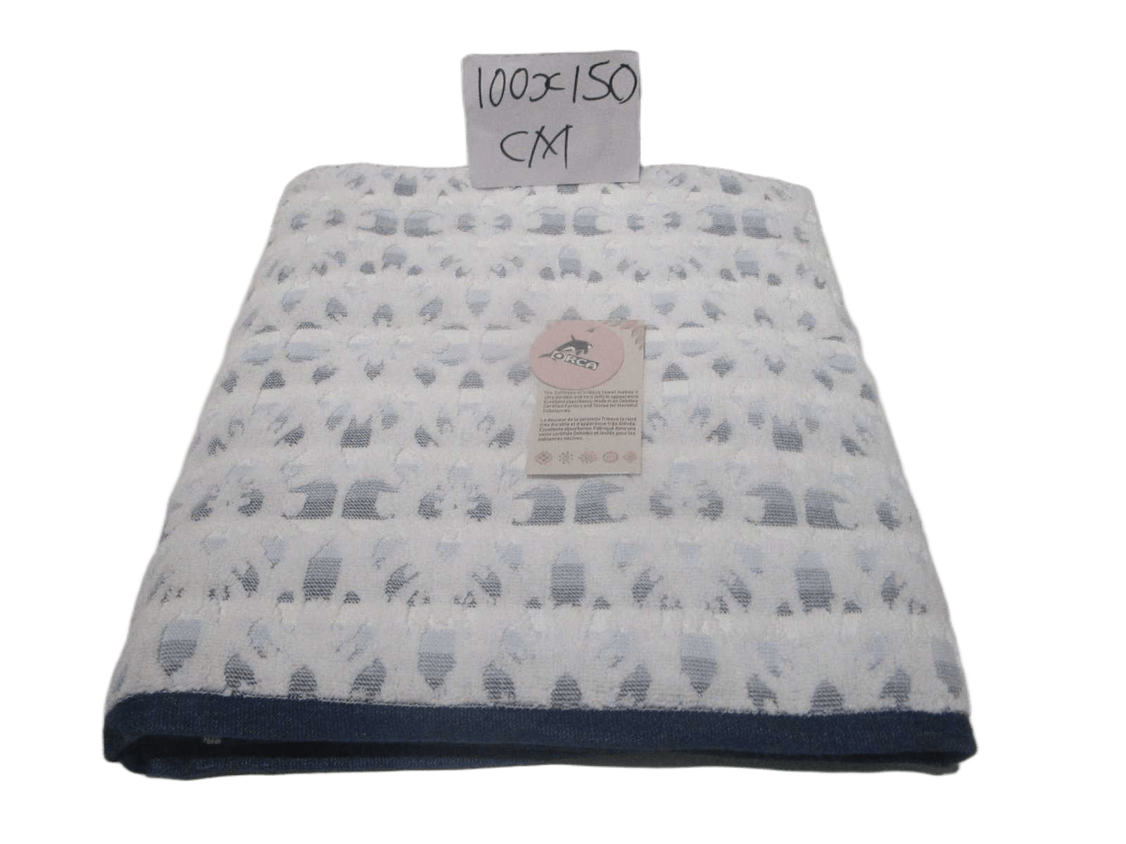Towel Tribeca - Plain Dyed Jacquard Towel - Duble Ply 2/20 - 550 Gsm - Towel Carded Cotton - Polyester Insert