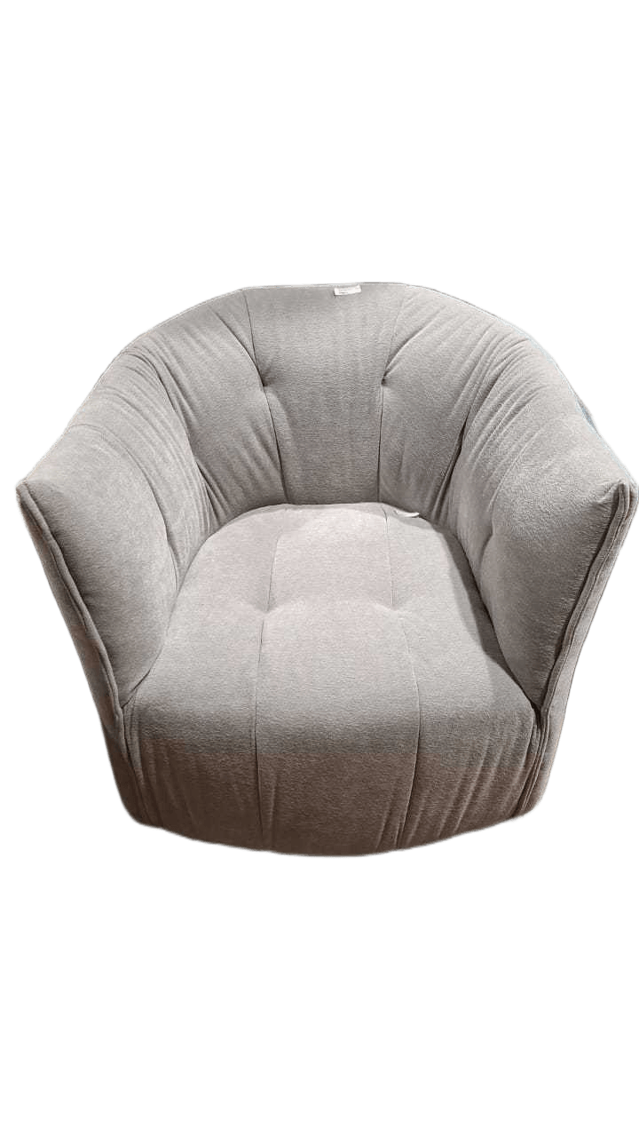 Club Chair Lb3122-17 Lt Grey Swivel Chair, Without Pillow 87x85x79