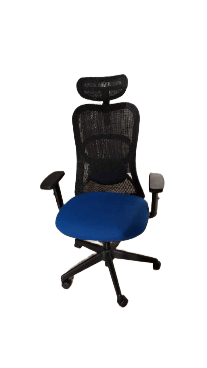 Chair Ergonomic Dark Blue , Mechanism: Single Lock Synchro Tilt Mechanism, Tension Adjustable Base: 330mm Plastic Base+50mm Nylon Caster Back: Jytw01 Black Dark Blue 630 * 650 *(1125-1220)