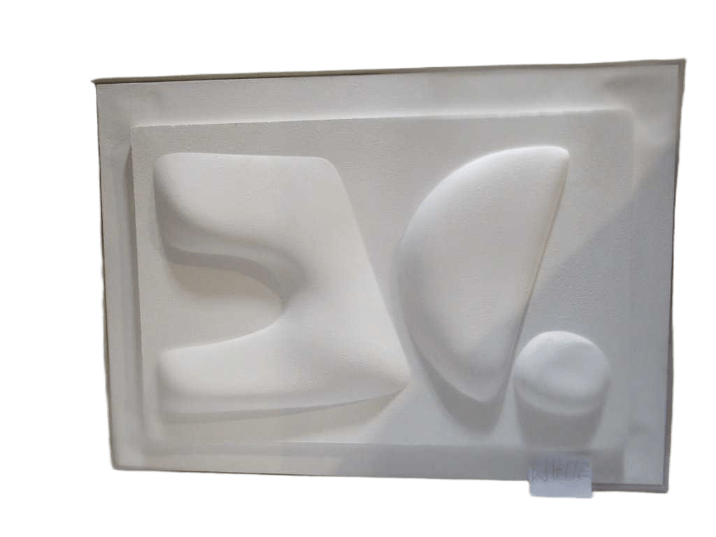 Canvas 3d Painting W Ps Frame 1*4.3cm+foam White 100*140cm