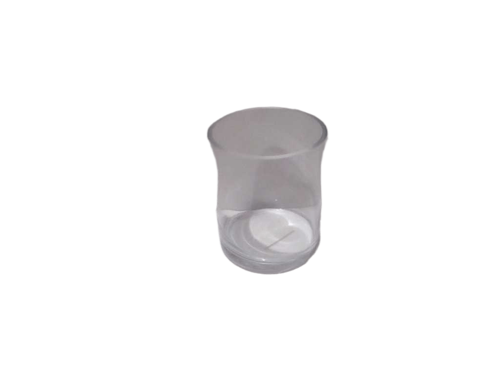 Vase Glass Clear 12.5*15