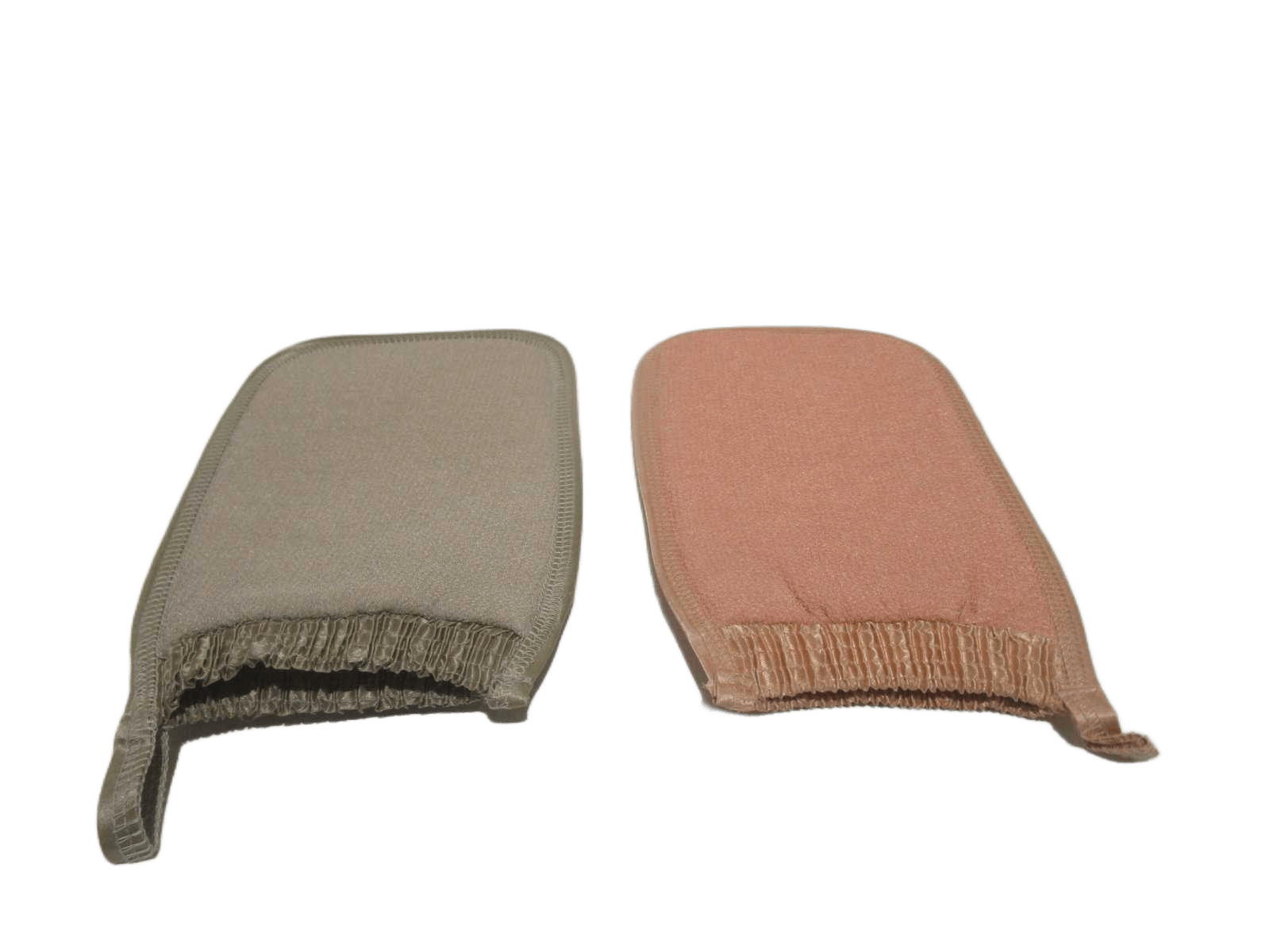 Bath Gloves Fiber Plants 2 Color Ass Packing:opp Bag Pink Taupe 22*15 1cl=