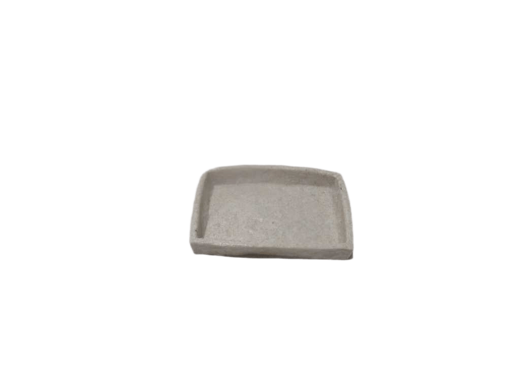 Dish Soap Polyresin Rectangular Effet Pierre - Natural