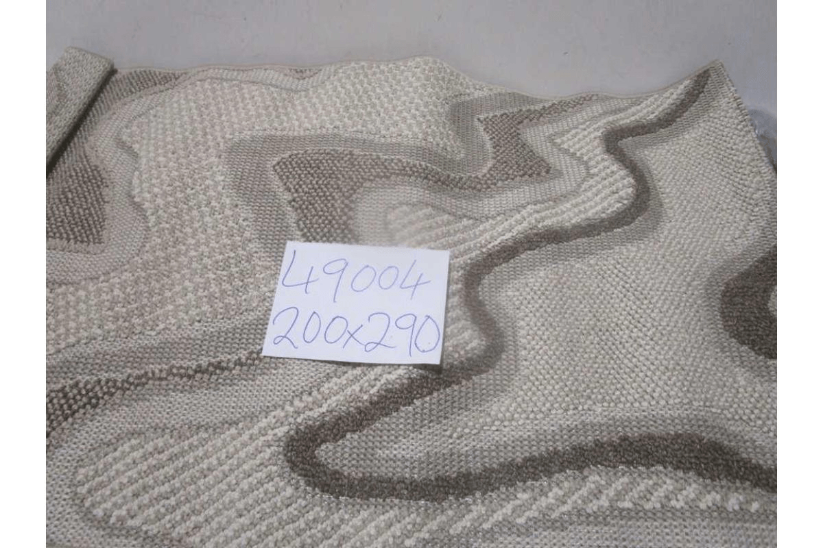 Carpet 200x290 Bella (No Fringes) Pp Flat Weave 1,900 Gsm/Sqm 70,400 Pts/Sqm 6mm Loop Height 070 Beige