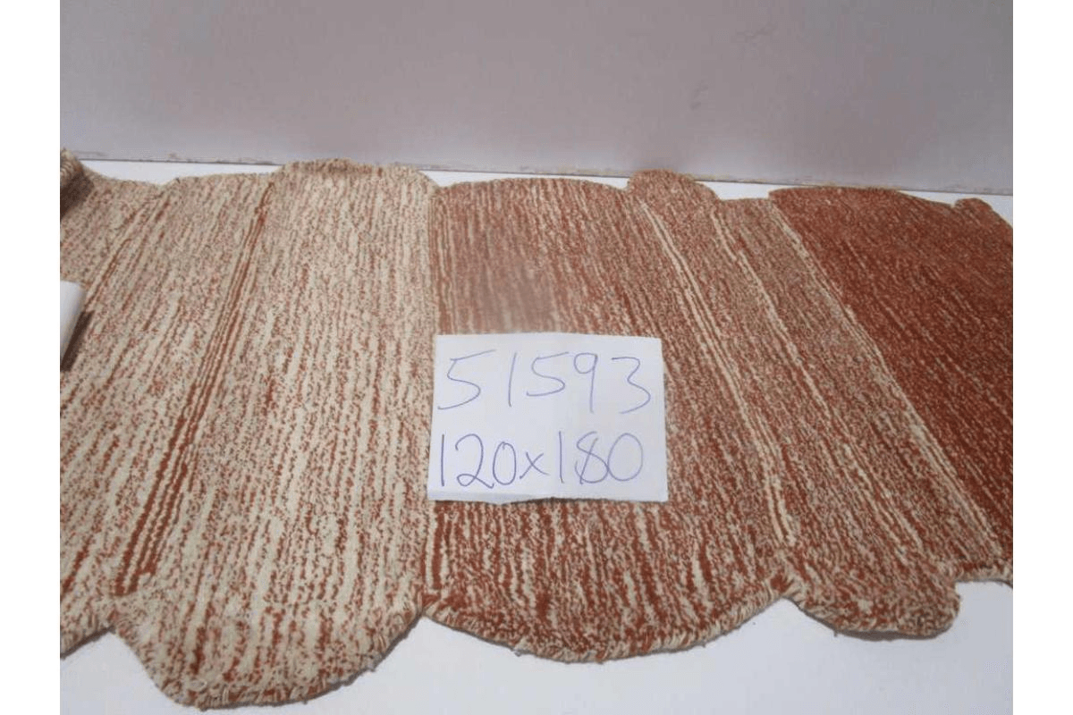 Carpet 100% Wool Handtufted Shaped 2300 Pile + 1000 Back