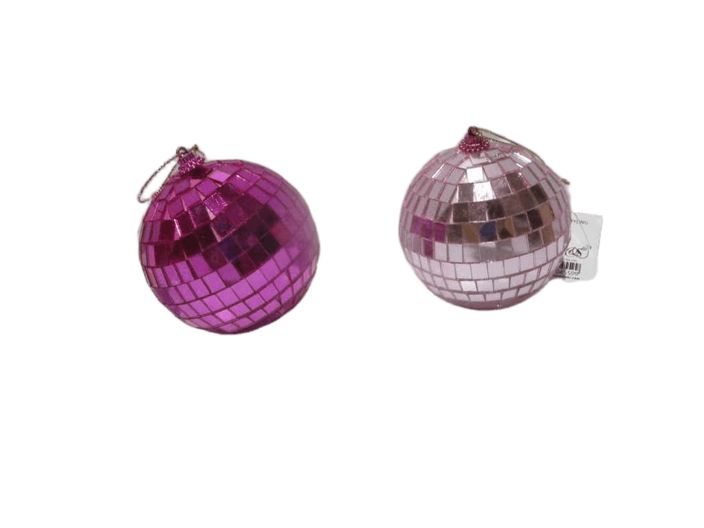Ball Mirror 8cm 2ass Colour
