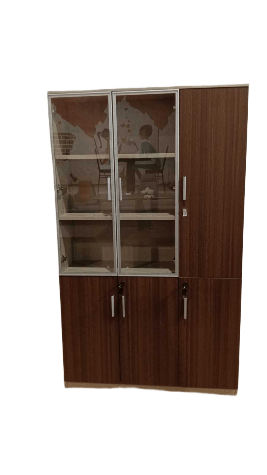 File Cabinet 3d Da05 Australian Oak Db03 Ash Gray Melamine 1200*400*2000