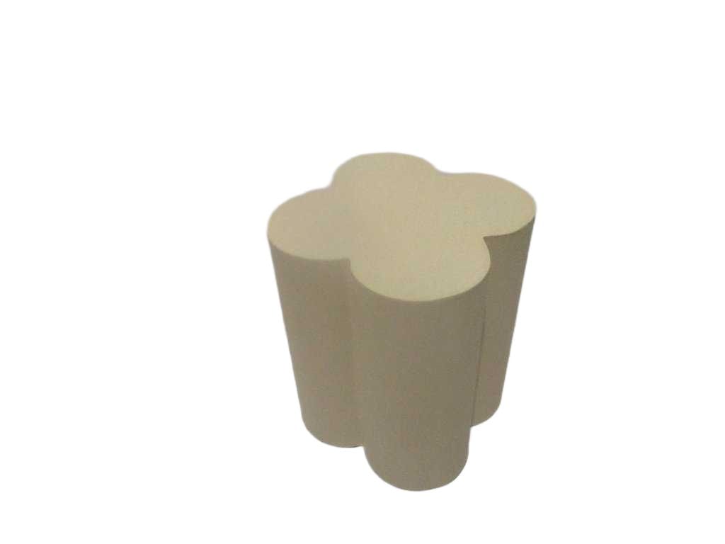 Table Trefle 100% Iron Matt Lt Cream