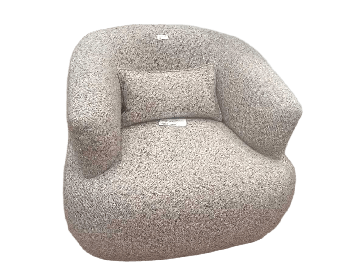 Swivel Chair Fabric Single Saky 2305-5 Brw Faric 91x88x67
