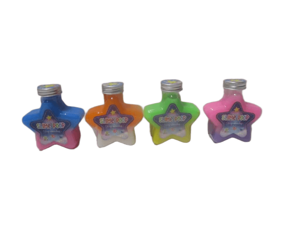 Magical Slime Poop Star 12pcs In One Display 4 Color Ass 4x11 275g