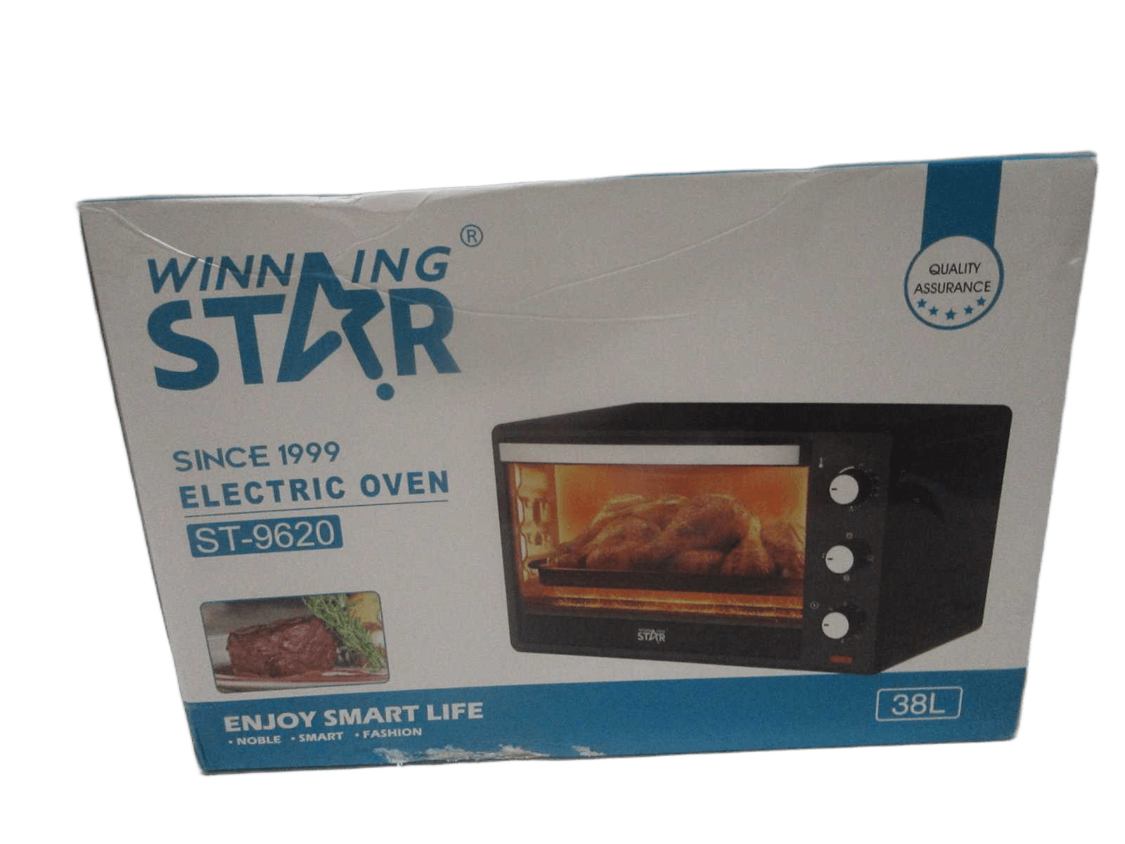 Electric Oven W Oven Miitts Voltage:240v Output:1600w Capacity:38l 2.outside Use High-Top Strainless Steel 3.pure Copper Cable Black 53.3*39*33.5 Cm