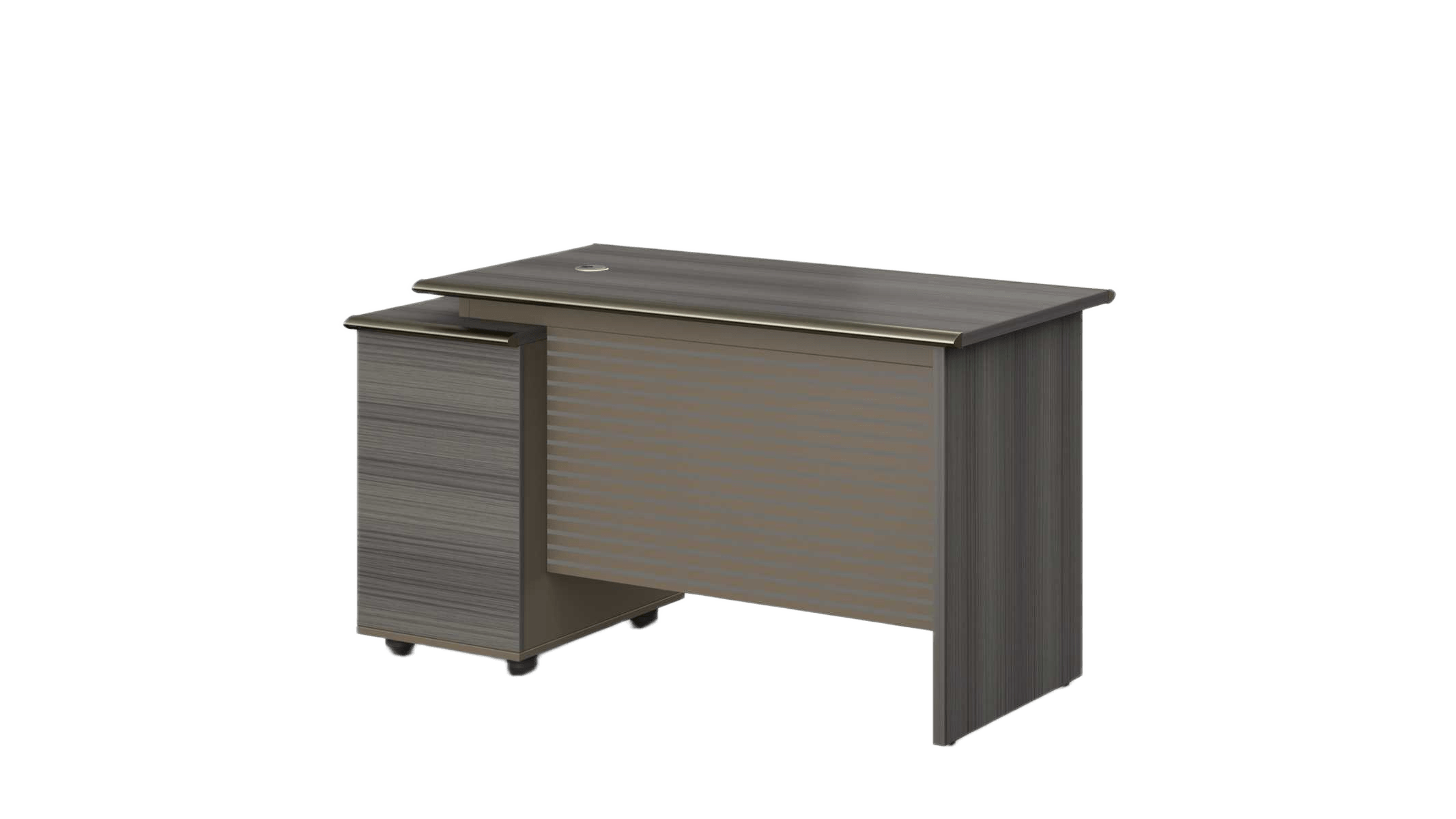 Single Desk Da24 Nice Oak Db04 Vl Grey Melamine 1370*600*750