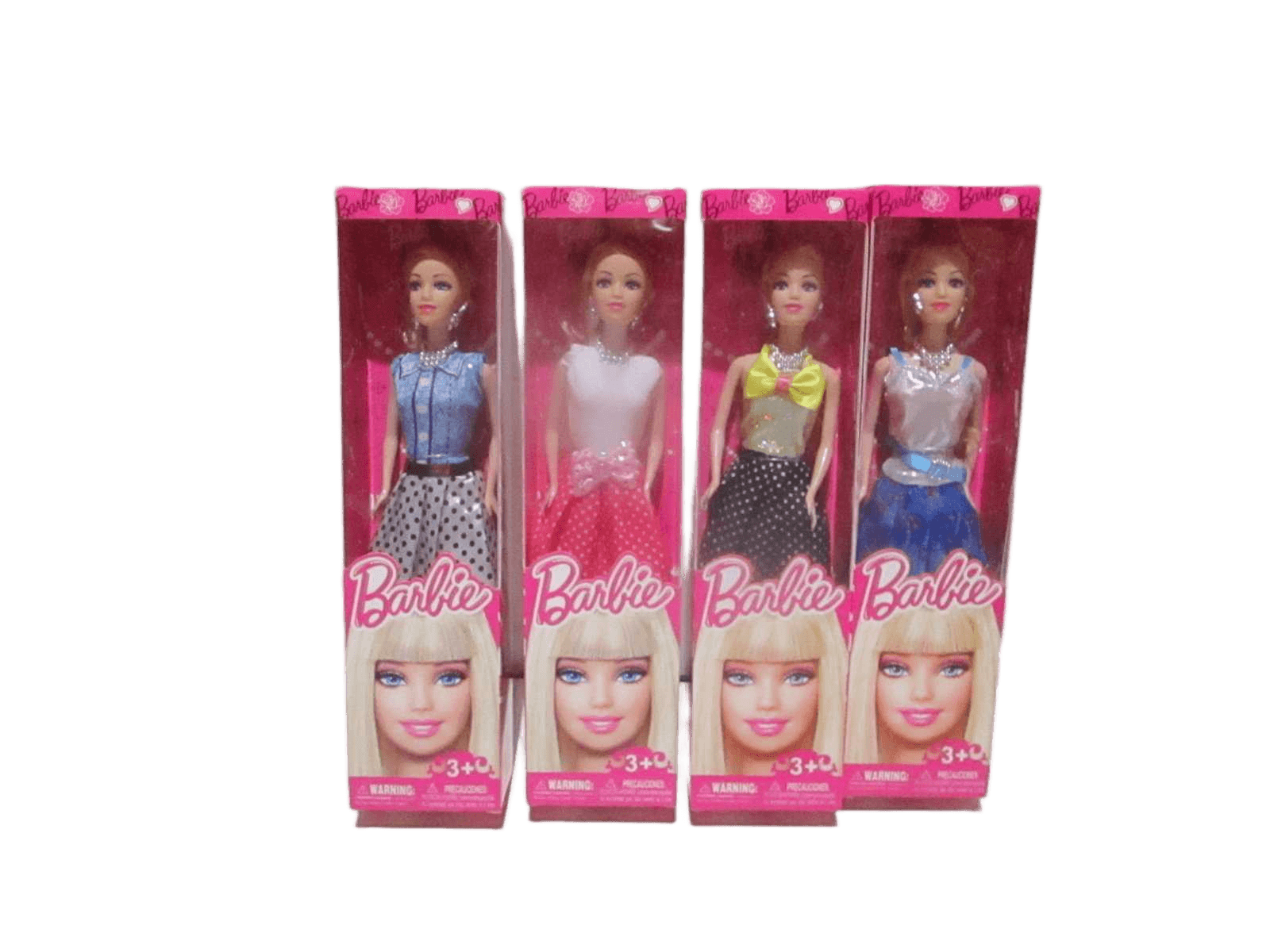 Doll Barbie Window Box 12 Pcs In 1 Display 4 Design Ass 32cm