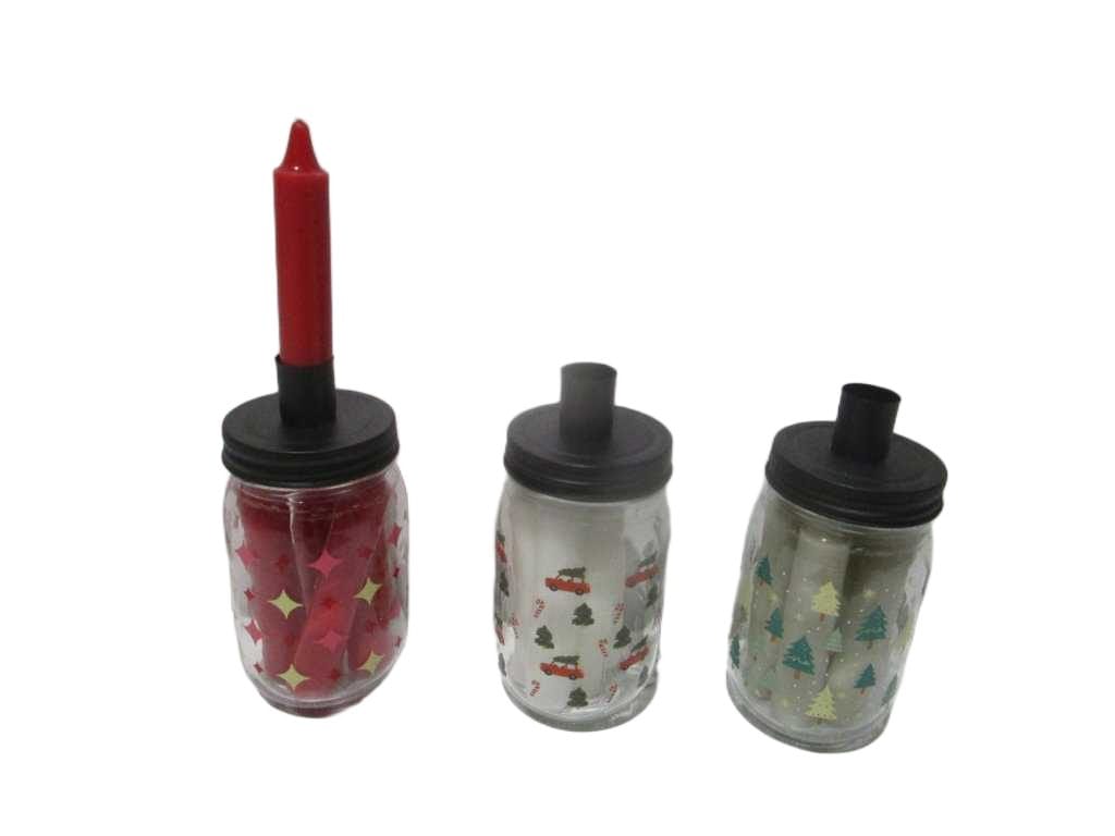 Candle Dinner S In Glass Jar